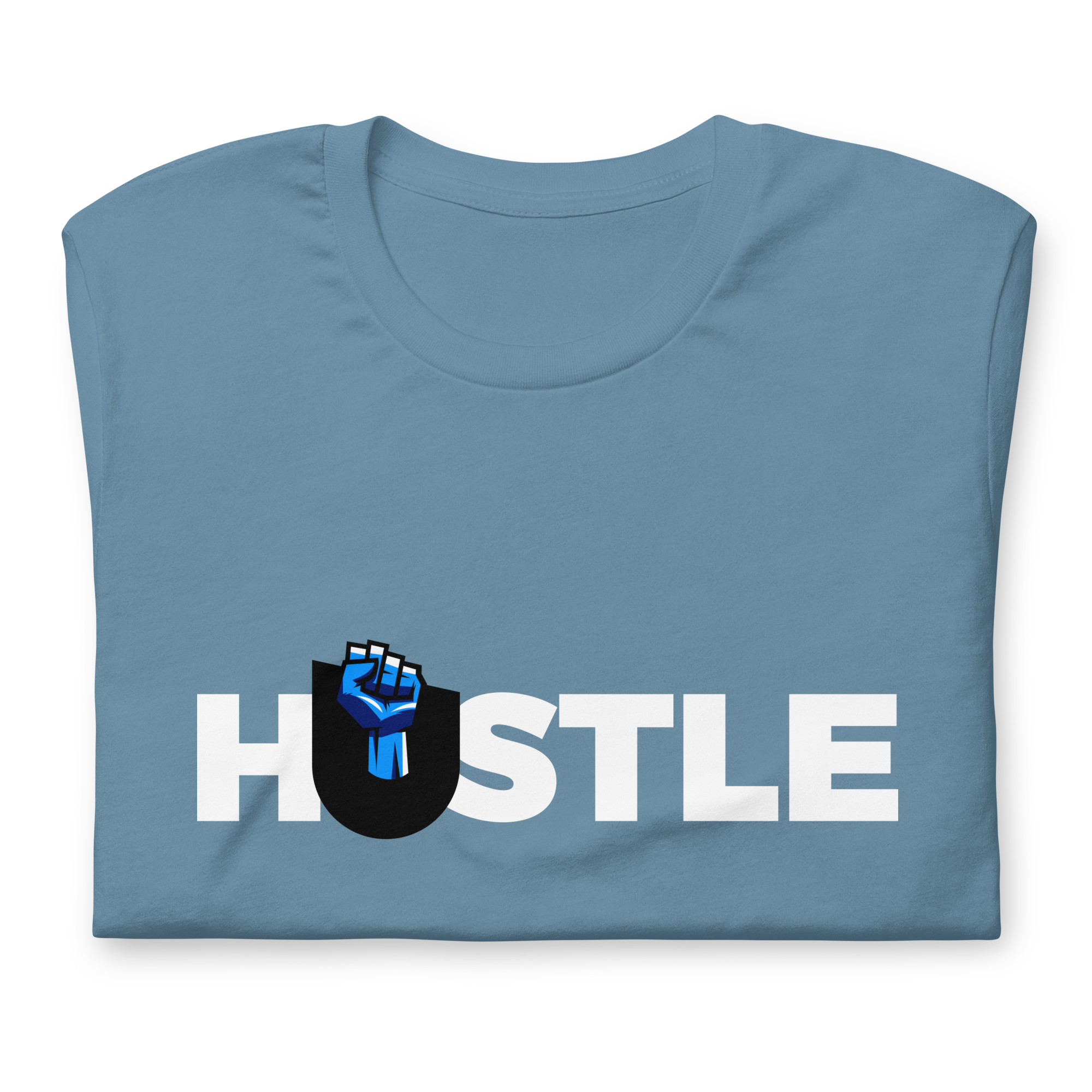 unisex-staple-t-shirt-steel-blue-front-646b8f249dfd1