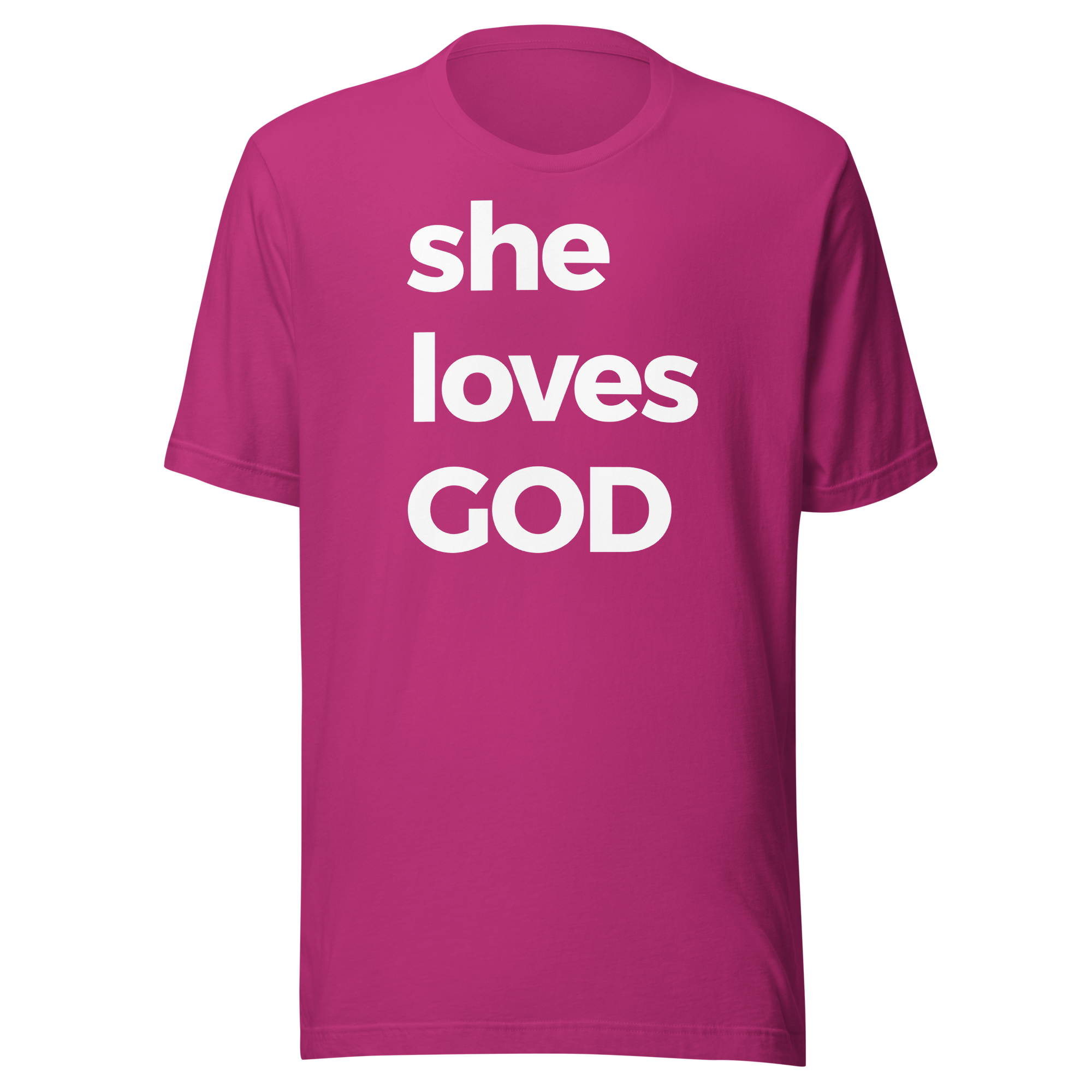 she loves god